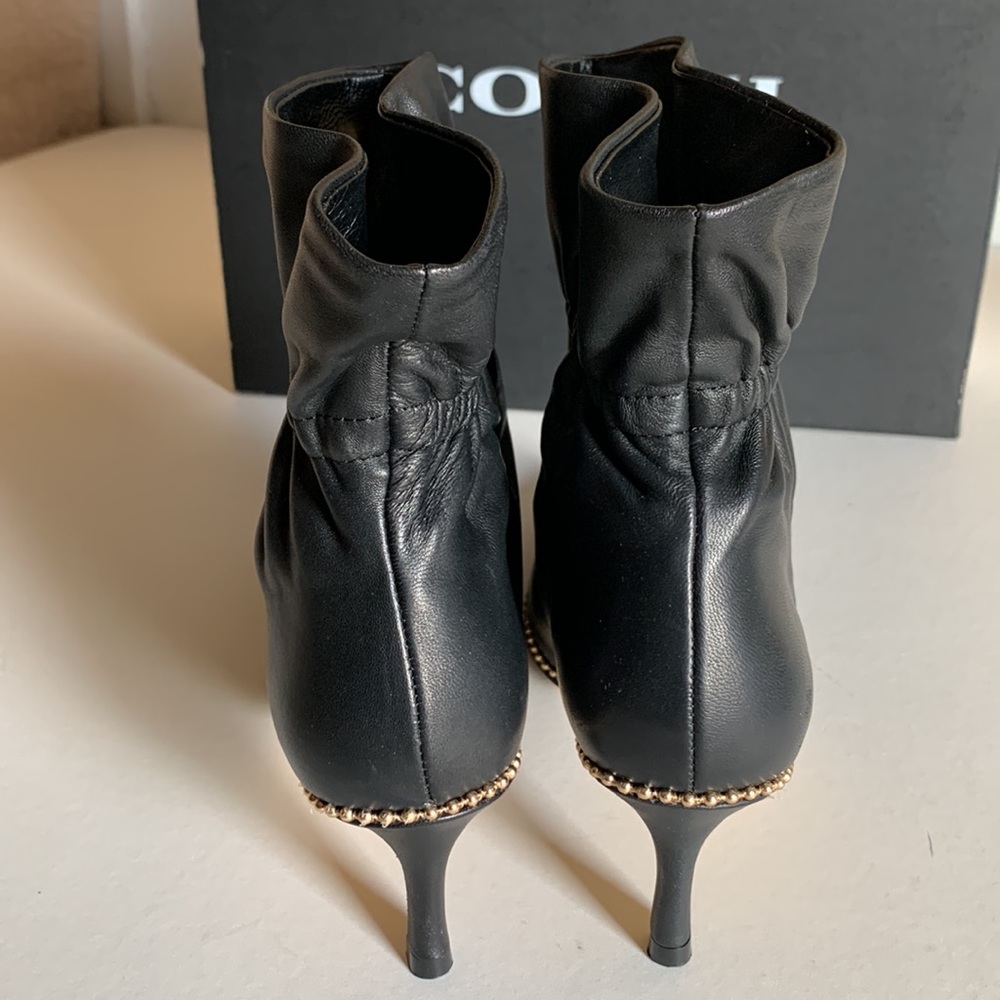 COACH Wynie Leather Ankle Boots - Picture 9 of 13